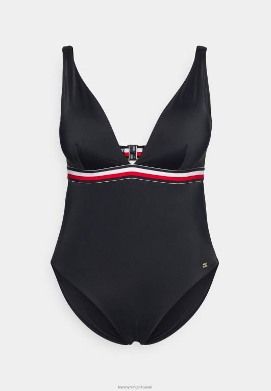 سماء الصحراء Tommy Hilfiger ملابس سباحة مثلثة من قطعة واحدة 446448201