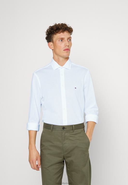 أبيض Tommy Hilfiger قميص بولو الصلبة 446448225