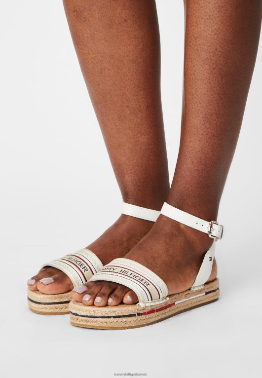 بيج فاتح Tommy Hilfiger الصنادل المسطحة الحرفية 446448226