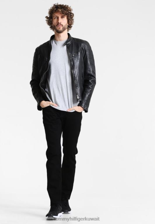 أسود نظيف Tommy Hilfiger دينتون جينز مستقيم الساق 446448275