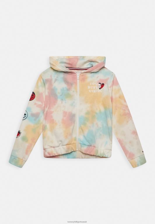 صبغة ربطة عنق إيكرو Tommy Hilfiger ربطة عنق صبغ الرمز البريدي من خلال قميص من النوع الثقيل 446448277