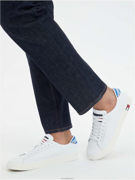 أبيض Tommy Hilfiger شارة جلدية للمدربين 44644828