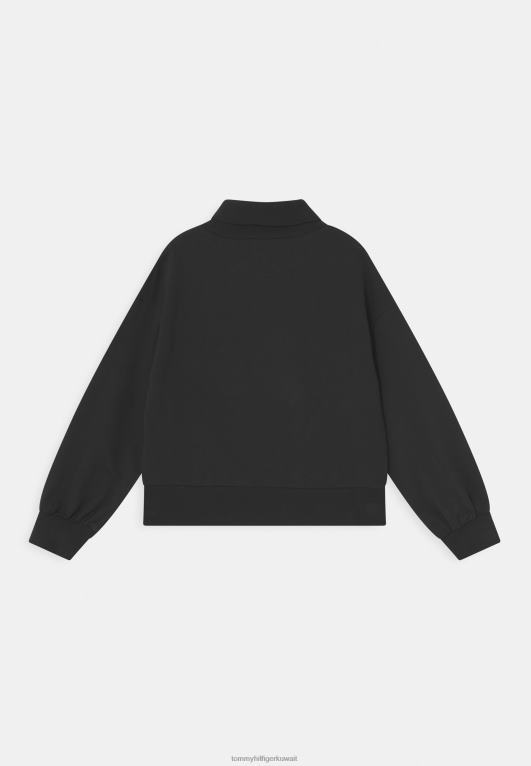 أسود Tommy Hilfiger سترة برقبة دائرية 446448301