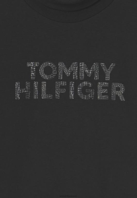 أسود Tommy Hilfiger سترة برقبة دائرية 446448301