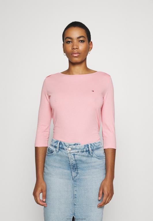 لون القرنفل Tommy Hilfiger قارب رفيع بأكمام طويلة 446448319