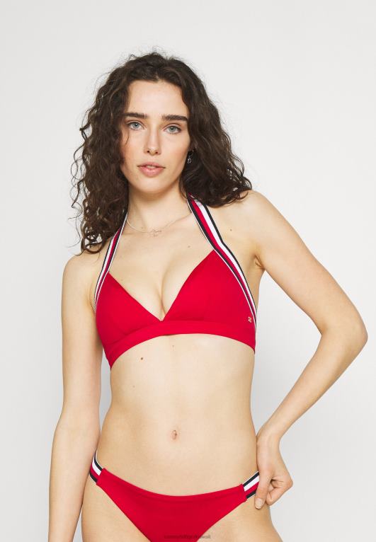 الأحمر الأساسي Tommy Hilfiger بيكيني علوي ثابت مثلث 446448320