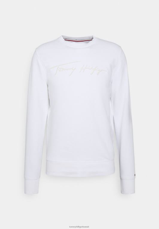 أبيض Tommy Hilfiger قميص من النوع الثقيل التوقيع 446448342