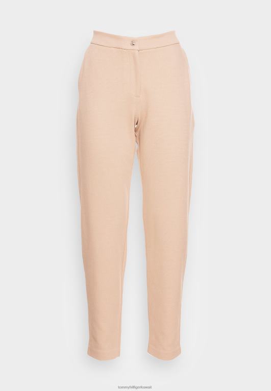 اللون البيج Tommy Hilfiger بنطال ميشيل مدبب ومزخرف 446448345