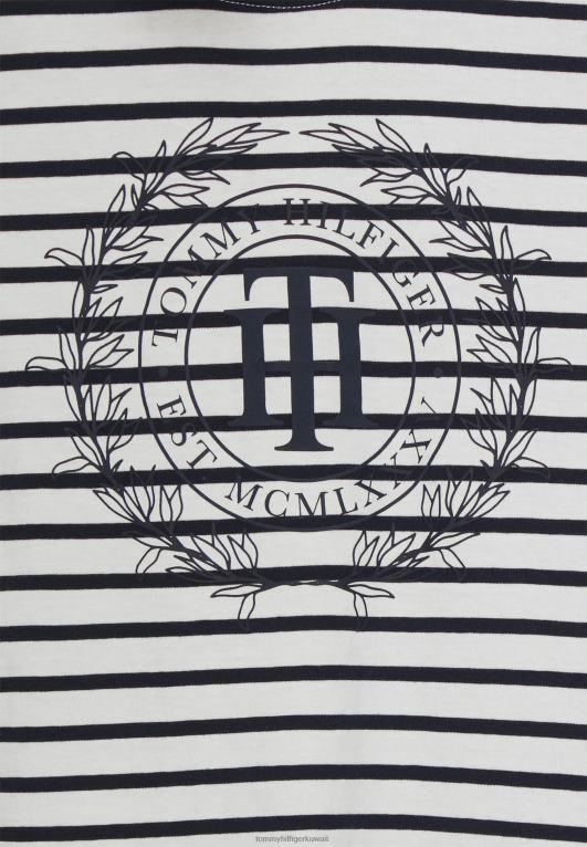 سماء الصحراء إكرو Tommy Hilfiger تيشيرت بطبعة دائرة 446448346