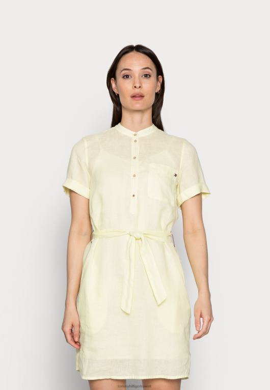 أصفر Tommy Hilfiger فستان اليوم 446448358