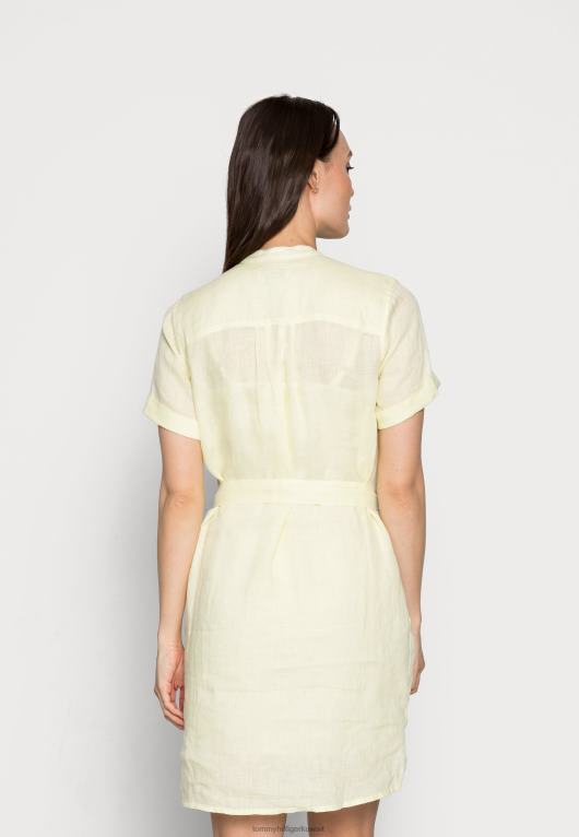 أصفر Tommy Hilfiger فستان اليوم 446448358