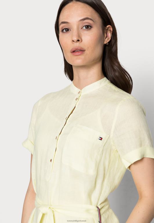 أصفر Tommy Hilfiger فستان اليوم 446448358