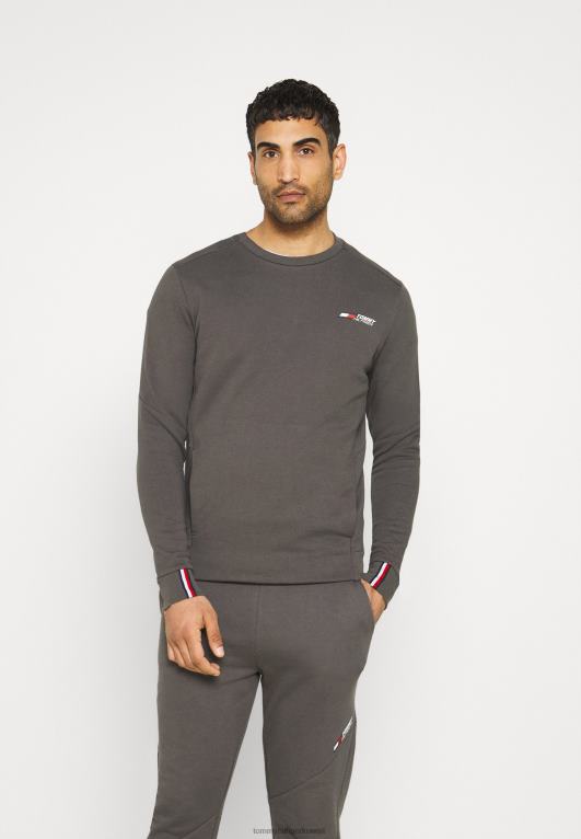 رمادي Tommy Hilfiger سويت شيرت بشعار الماركة 446448361