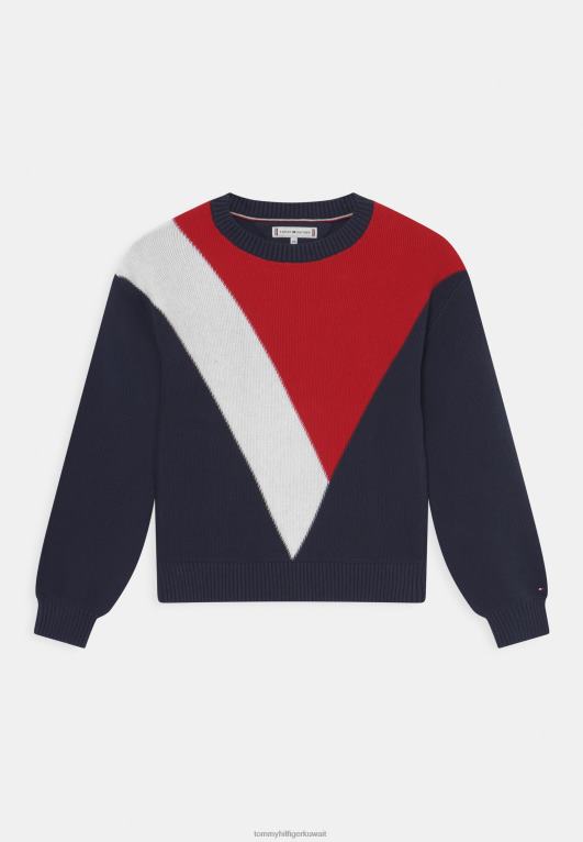 البحرية الشفق Tommy Hilfiger البلوز كم الجرس 446448363