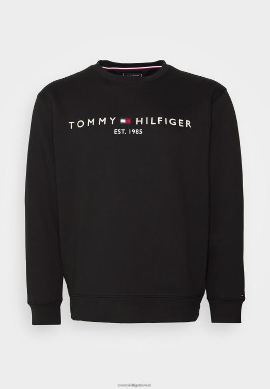أسود Tommy Hilfiger سترة شعار 446448382