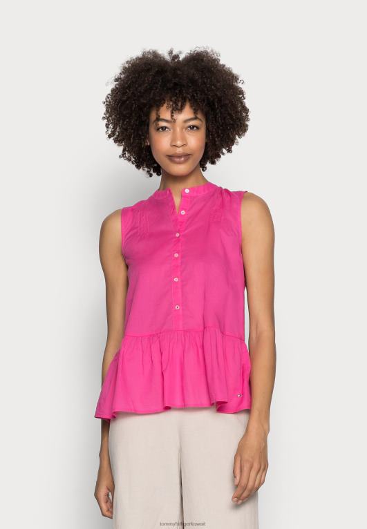 لون القرنفل Tommy Hilfiger الفوال بلوزة أعلى 446448393