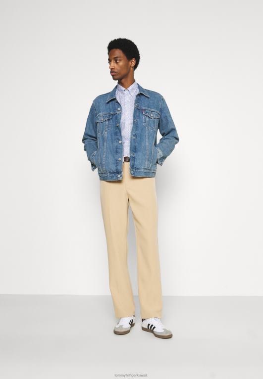 الأزرق حصاة Tommy Hilfiger قميص ناعم بطباعة زهور صغيرة 446448404