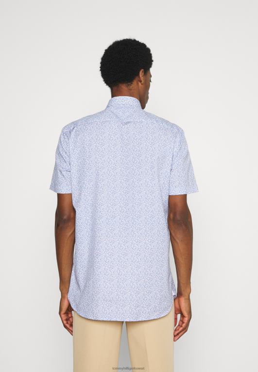 الأزرق حصاة Tommy Hilfiger قميص ناعم بطباعة زهور صغيرة 446448404