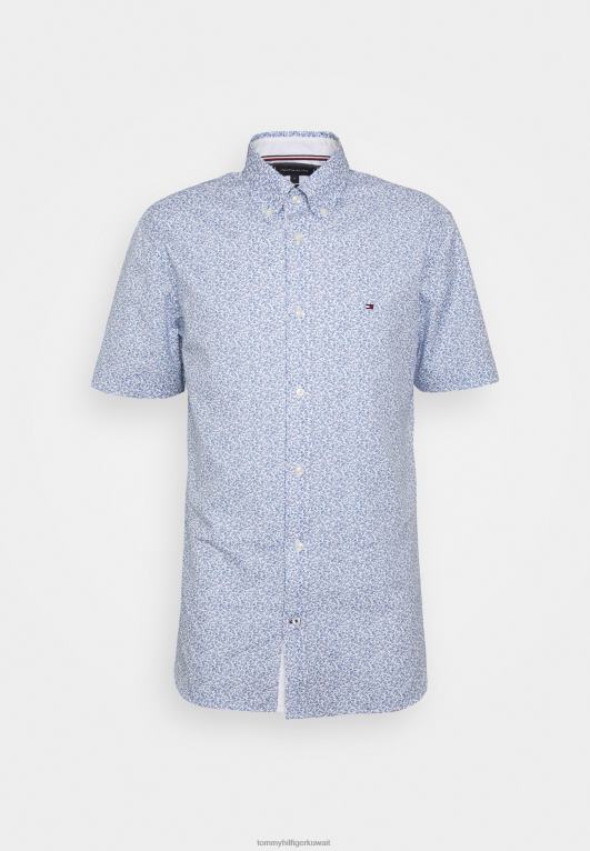 الأزرق حصاة Tommy Hilfiger قميص ناعم بطباعة زهور صغيرة 446448404