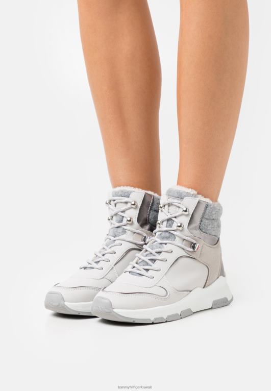 الهمس الرمادي Tommy Hilfiger حذاء برباط للكاحل خارجي 446448406