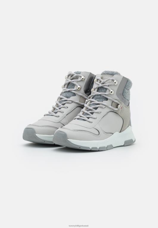 الهمس الرمادي Tommy Hilfiger حذاء برباط للكاحل خارجي 446448406