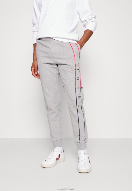 هيذر رمادي فاتح Tommy Hilfiger قيعان رياضية كبيرة العلم 446448410