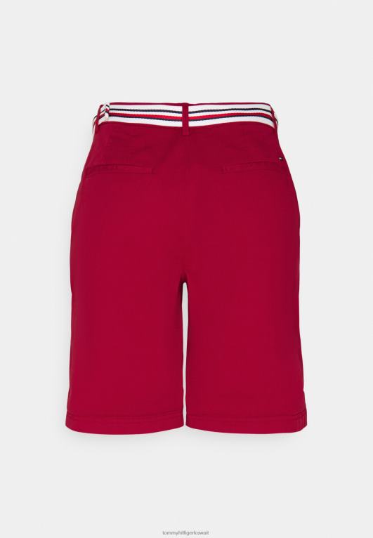 الأحمر الأساسي Tommy Hilfiger السراويل ضئيلة 446448415