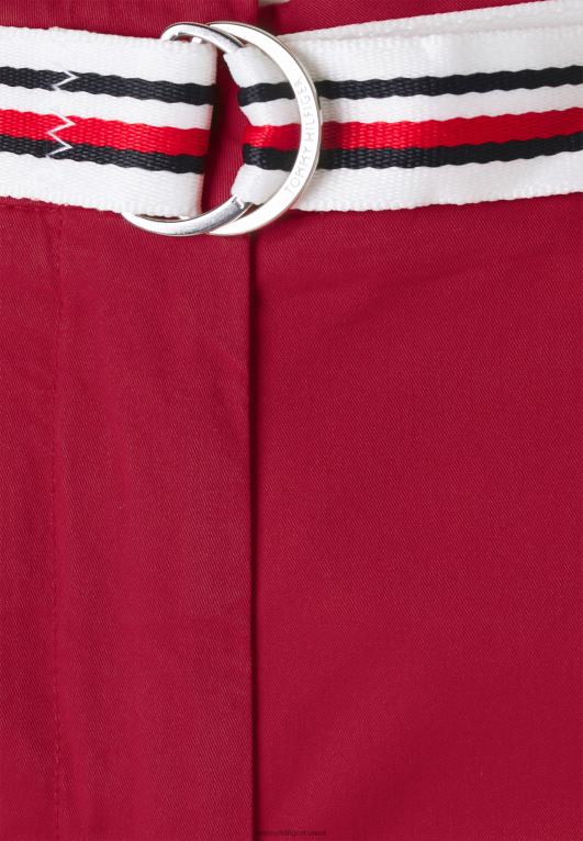 الأحمر الأساسي Tommy Hilfiger السراويل ضئيلة 446448415