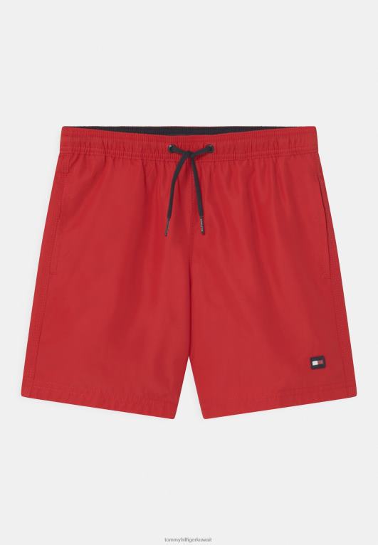 الأحمر الأساسي Tommy Hilfiger شورت سباحة برباط متوسط 446448416