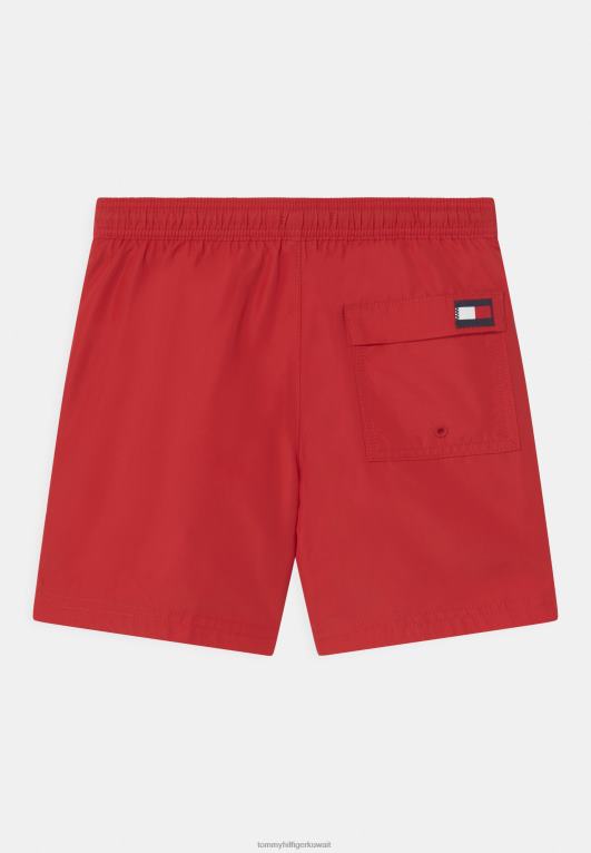 الأحمر الأساسي Tommy Hilfiger شورت سباحة برباط متوسط 446448416