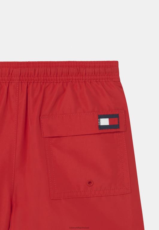 الأحمر الأساسي Tommy Hilfiger شورت سباحة برباط متوسط 446448416
