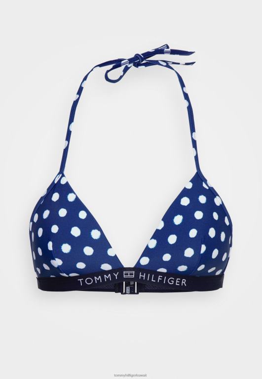 أزرق غامق Tommy Hilfiger بيكيني علوي من الفوم الثابت المثلث 446448432