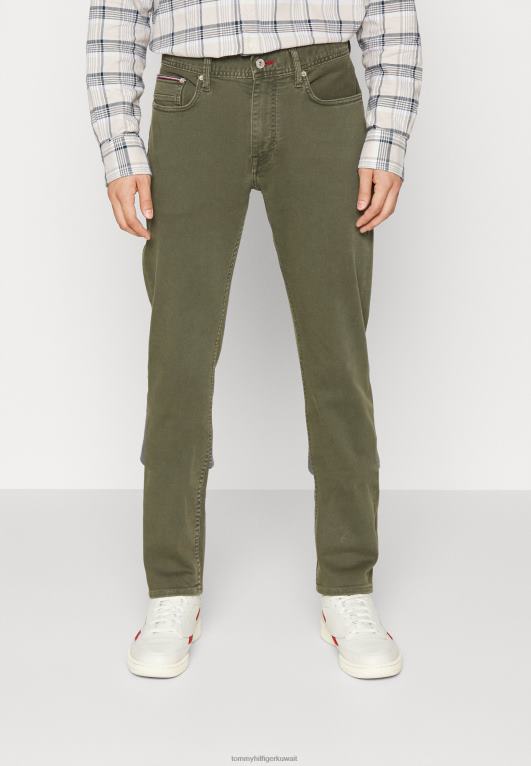 الكاكي الريف Tommy Hilfiger دينتون لون الجينز الساق المستقيمة 446448452