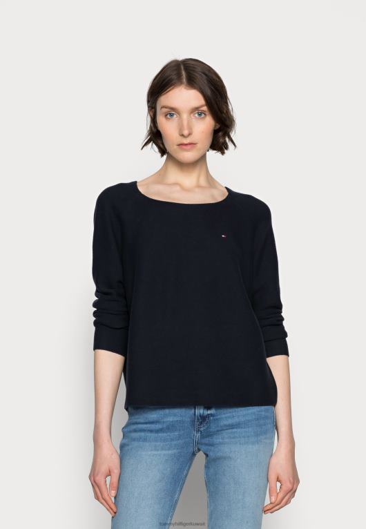 أزرق Tommy Hilfiger سترة صوفية مفتوحة الملمس 446448459