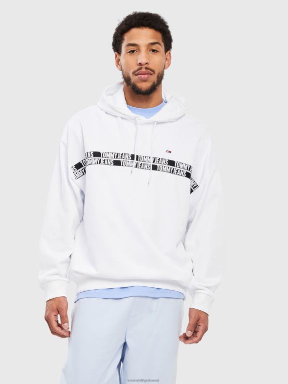 أبيض Tommy Hilfiger هوديي الشريط 44644846