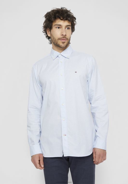 أزرق منسم / أبيض بصري Tommy Hilfiger قميص صغير ناعم 446448472