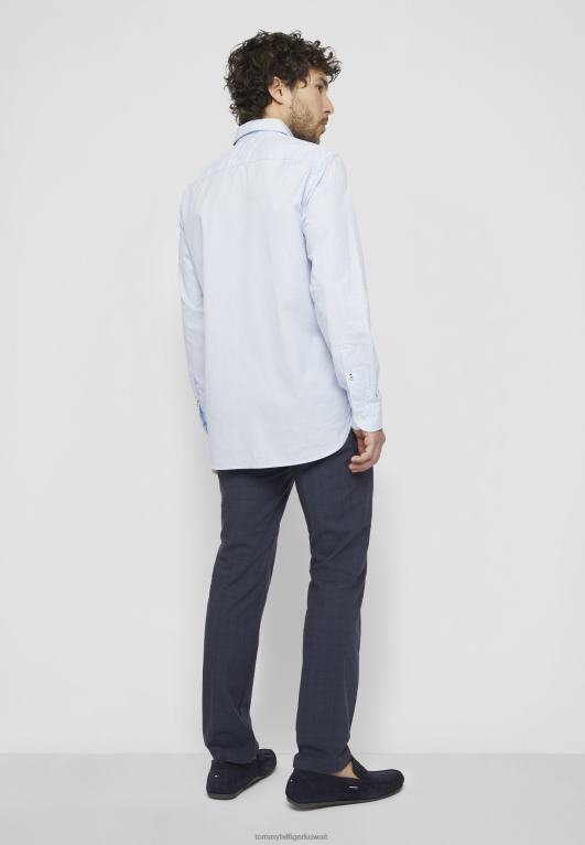 أزرق منسم / أبيض بصري Tommy Hilfiger قميص صغير ناعم 446448472