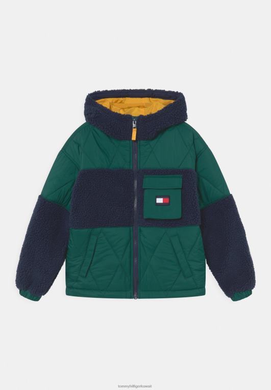 الأخضر الريفي Tommy Hilfiger سترة مزيج مبطن سترة خفيفة 446448482