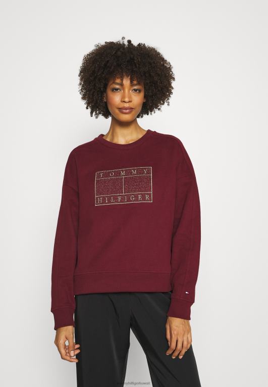 حمرة عميقة Tommy Hilfiger البلوز 446448502