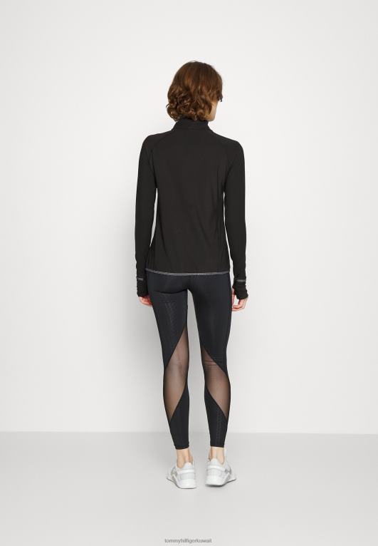 أسود Tommy Hilfiger طبقة متوسطة مصقولة عادية بأكمام طويلة 446448539