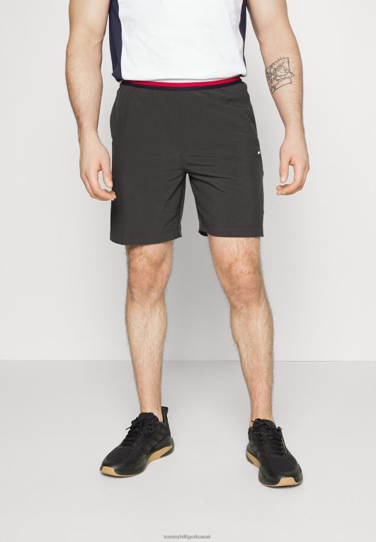 أسود Tommy Hilfiger التدريب الأساسي السراويل الرياضية القصيرة 446448548