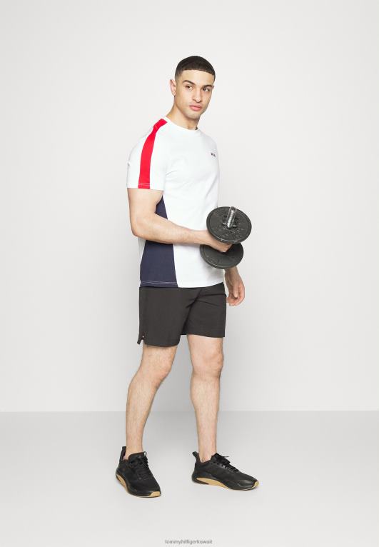 أسود Tommy Hilfiger التدريب الأساسي السراويل الرياضية القصيرة 446448548