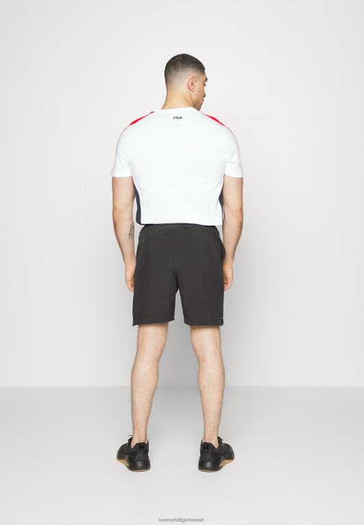 أسود Tommy Hilfiger التدريب الأساسي السراويل الرياضية القصيرة 446448548