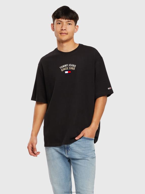 أسود Tommy Hilfiger تي شيرت القوس الخالد 44644855