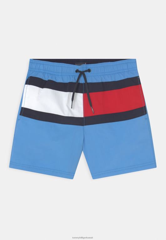 الكوبية الزرقاء Tommy Hilfiger شورت سباحة برباط متوسط 446448558
