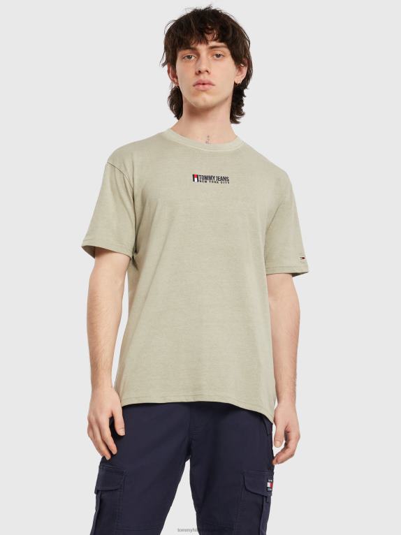 الصفصاف الباهت Tommy Hilfiger تي شيرت مطرز بالعلم 44644857