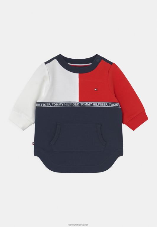 أزرق Tommy Hilfiger فستان نهاري للأطفال من علبة هدايا ملونة 446448573