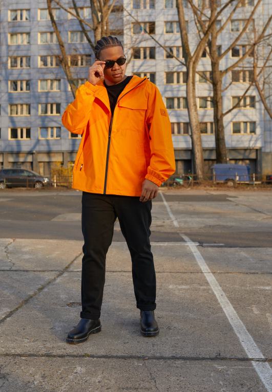 برتقال هاواي Tommy Hilfiger سترة مقنعين التكنولوجيا سترة مضادة للماء 446448588