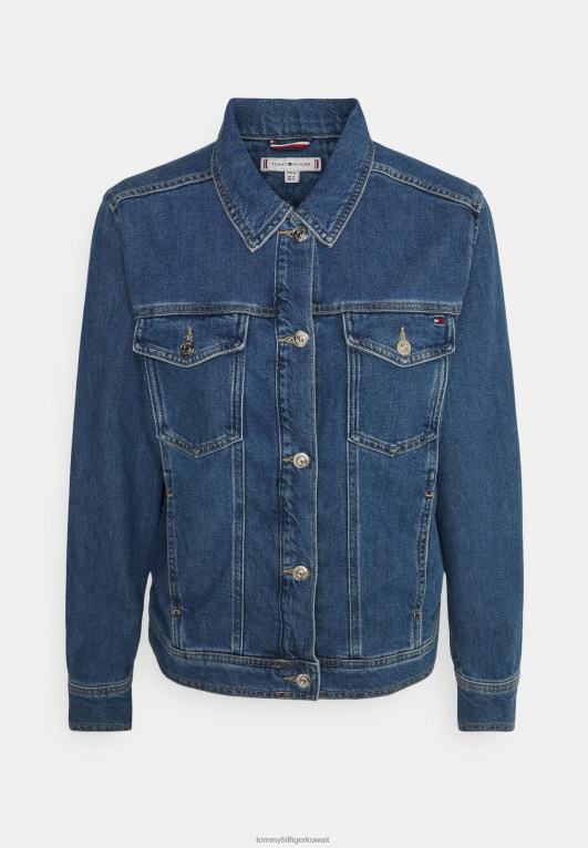 هالة Tommy Hilfiger سترة الدنيم سترة مستقيمة 446448593