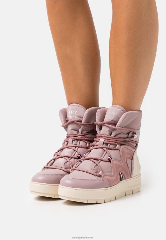 البنفسجي الصحراوي Tommy Hilfiger أحذية الكاحل الدانتيل متابعة 446448597